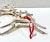Silver Vintage Silver-Plated Reindeer Christmas Ornaments, Set of 3 For Sale - Image 8 of 9