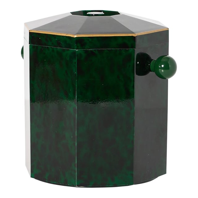 1970s Italian Melarti Lacquerware Ice Bucket For Sale