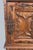 A top quality Carved Gothic Cabinet in the medieval style. Ribbon-fold carving to the sides and lower door. Superb iron...