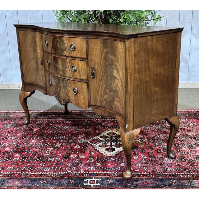 English Chippendale Mahogany Sideboard, 1930s For Sale - Image 6 of 17