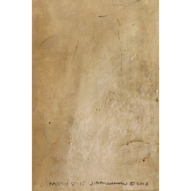 Contemporary John Baughman - Kadesh v-15, 2002 Signed Contemporary Mixed-Media Framed Art For Sale - Image 3 of 7