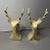 Mid 20th Century Bronze Reindeer Bookends- a Pair For Sale - Image 5 of 5
