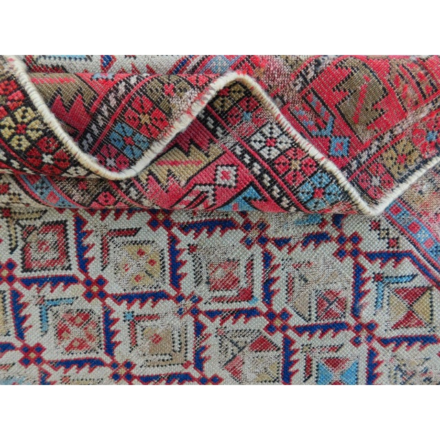 Antique Caucasian Rug. 3'x5' For Sale - Image 17 of 18