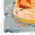 Contemporary Fruit for Dinner - Original Abstract Cocktail Still Life Acrylic and Pencil Drawing For Sale - Image 3 of 6
