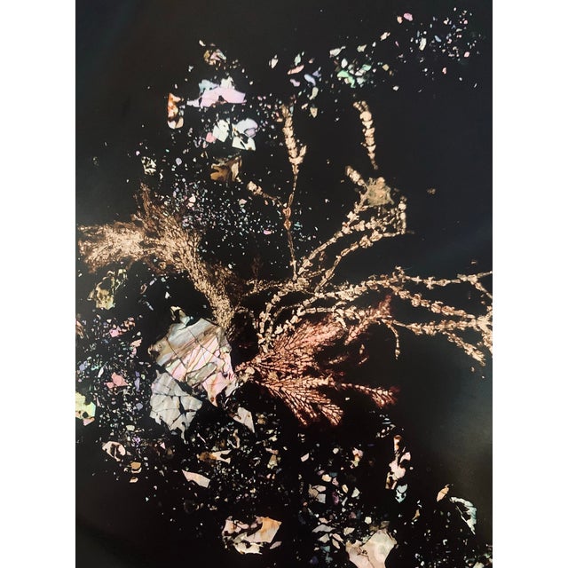 The Couroc Company 1960’s ‘Seascape’ Coral Reef Classic Vintage Mid-Century Couroc of Monterey Serving, Bar Tray For Sale - Image 4 of 11