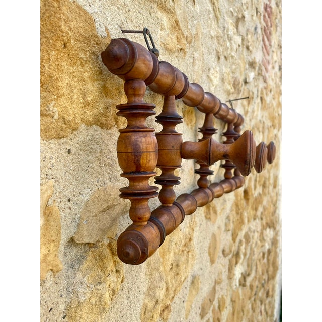 Vintage Wall Mount Coat Rack with Swivel Arms, 1890s For Sale - Image 6 of 18