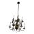 1970s Traditional European-Style Brass Chandelier For Sale
