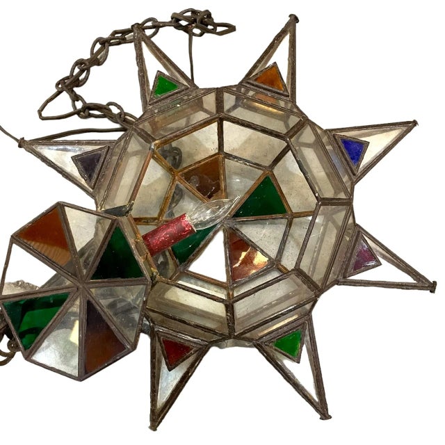 Metal Early 21st Century Island Trading Star Lantern For Sale - Image 7 of 8