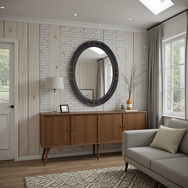 Wood Queen Ann Mirror For Sale - Image 7 of 11