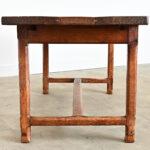 French 19th Century Oak Carpenter Table For Sale - Image 17 of 18