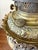 Antique Bradley & Hubbard Banquet Brass & Onyx Parlor Lamp, Electrified W/ Painted Globe For Sale - Image 9 of 18