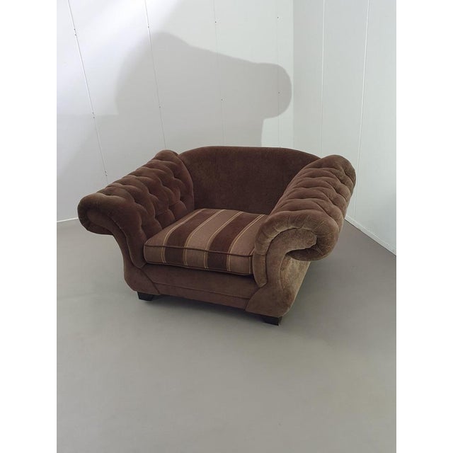 Large Dutch Weighty Love Seat with Cushions For Sale - Image 10 of 18