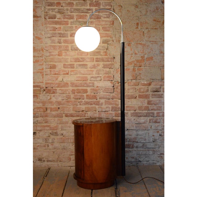 Art Deco Floor Lamp in Walnut by J. Halabala for Up Závody, 1920s For Sale - Image 15 of 16