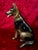Vintage Rosenthal Germany Hand Painted German Shepherd Dog Figurine For Sale - Image 12 of 12