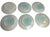 English Antique Set of 6 German Majolica Plates For Sale - Image 3 of 6
