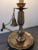 American Vintage 1970s Frederick Cooper Brass Candlestick Table Lamp with Bell For Sale - Image 3 of 9