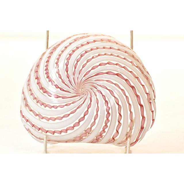 Zanfirico Bowl by Architecture Archimede Seguso for Seguso Vetri d'i Arte, Italy, 1940s For Sale - Image 10 of 12