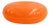 Orange Fluo Ottoman from Zanotta, 1990s For Sale