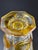 Antique Amber Cut Glass Vase with Floral Medallions, 1890s For Sale - Image 9 of 12