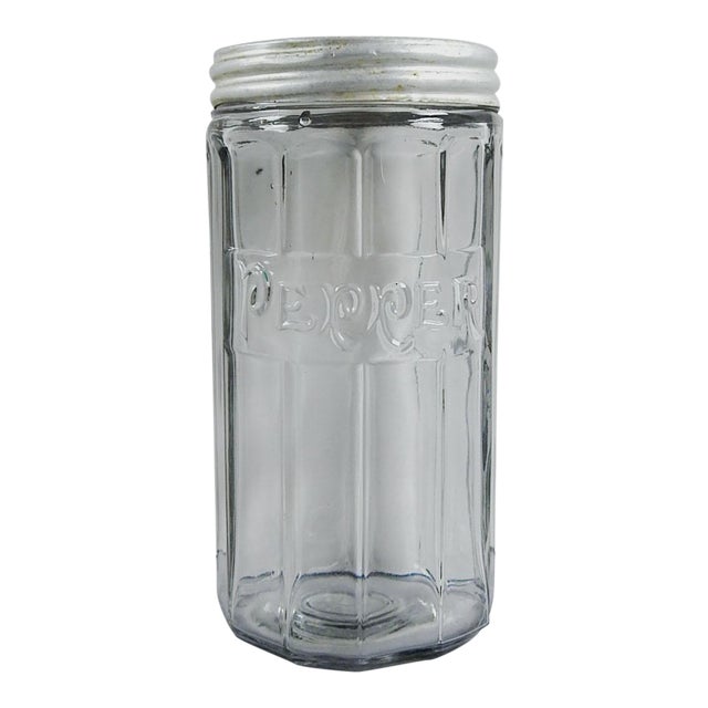 Antique Hoosier Glass Pepper Shaker Chairish