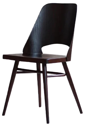 Model 514 Dining Chairs in Beech Veneer by Radomir Hofman for TON, Set of 4