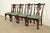 English Thomasville Chippendale Carved Mahogany Dining Chairs, Set of Four For Sale - Image 3 of 13