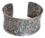Sterling Silver Repoussé Cuff Bangle, Birmingham, 2009 For Sale