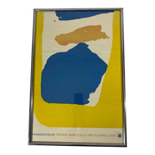 Vintage 1965 Helen Frankenthaler Exhibition Poster From Andre Hemmerich Gallery For Sale