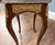 French Louis XV Revival Marquetry Side Tables with Inlay, Set of 2 For Sale - Image 4 of 5
