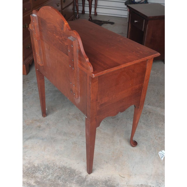 Elevate your home with this exquisite Pennsylvania House traditional Queen Anne style lowboy, expertly crafted in America...