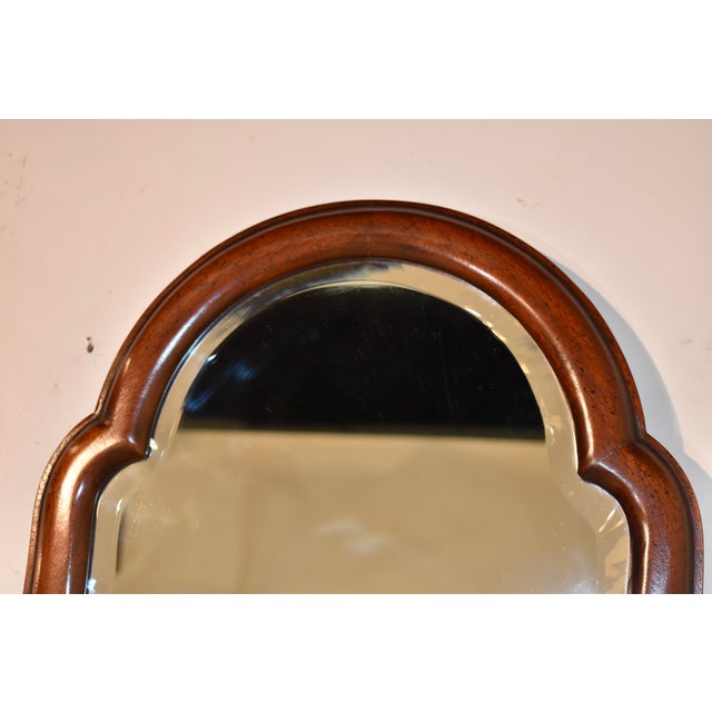 Mahogany Wall Mirror, Circa 1960's For Sale - Image 4 of 6
