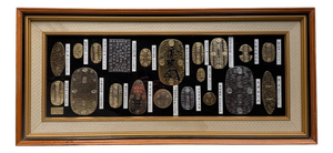 Wall Decoration with Edo Coin Replicas, 1970s
