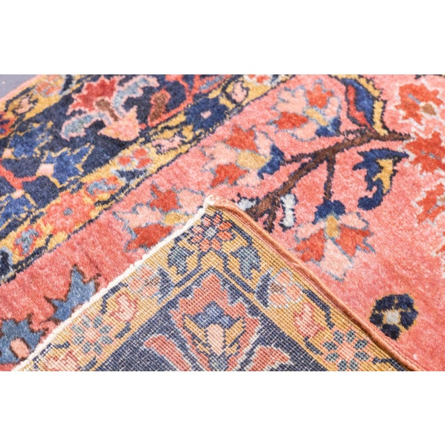 Textile Fine Antique Persian Mohajeran Sarouk Rug 2'6'' X 4'10'' For Sale - Image 7 of 10