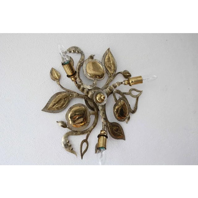 Hollywood Regency Hollywood Regency Brass Wall Lamp from Hans Möller, 1980s For Sale - Image 3 of 9