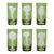 ARTEL Mushrooms Collection Highball in Khaki Green - Set of 6 For Sale