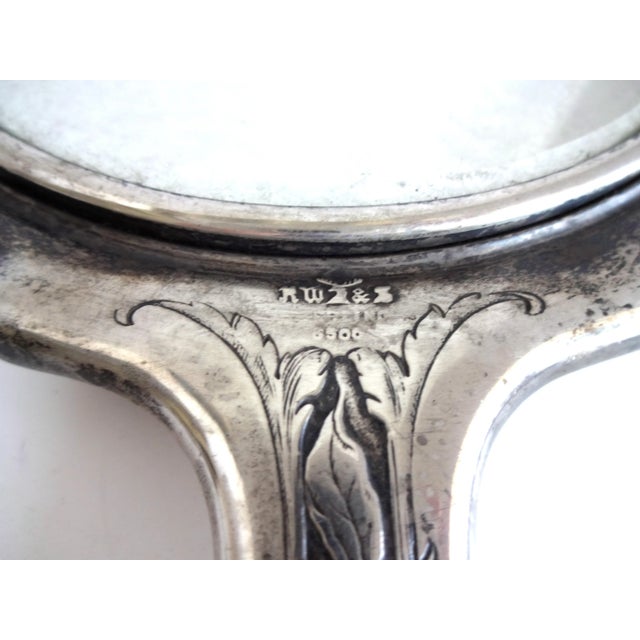 Antique Art Nouveau Sterling Silver Dresser Set - 7 Pieces For Sale - Image 11 of 13