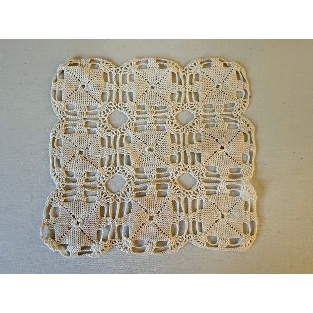 Vintage Doilies, Set of 4 For Sale - Image 9 of 14