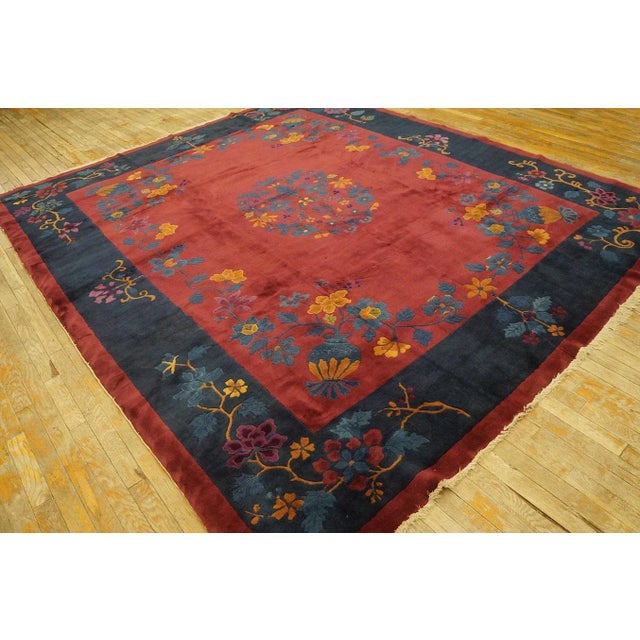 1920s 1920s Chinese Art Deco Carpet ( 8'3'' x 9'7'' - 252 x 292 ) For Sale - Image 5 of 12