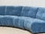 Modern Made to Order Five Piece Blue Sectional Sofa For Sale - Image 3 of 9