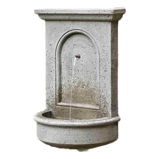 Portico Renaissance Gray Concrete Fountains For Sale