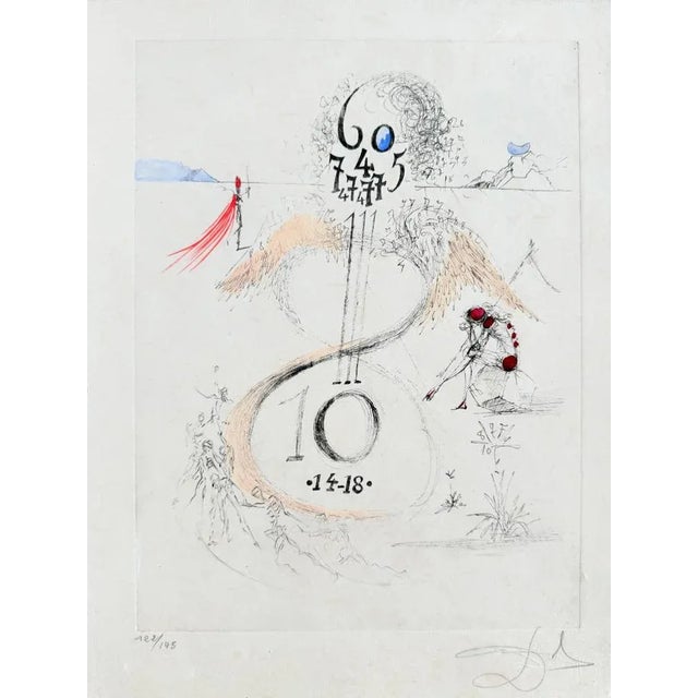 Salvador Dali, Guerre de 1914-1918, 1967, Etching For Sale - Image 8 of 8