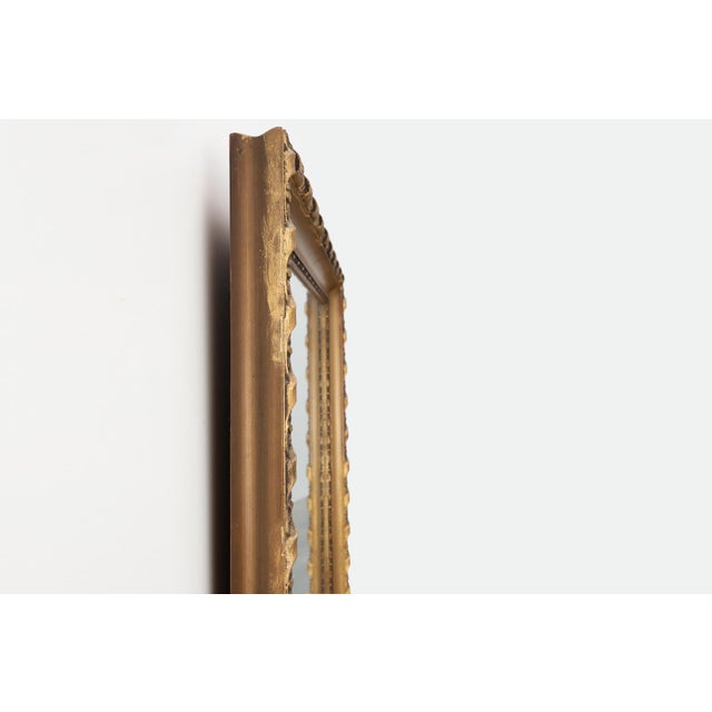 Neoclassical Giltwood Oak Mirror, Belgium, 1900s For Sale - Image 6 of 11