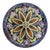 Mid-Century Spanish Enameled Glass Moser-Like Dish Bowl by José Cire Royo For Sale
