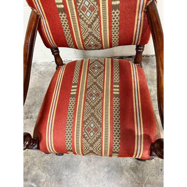 Vintage Open Arm English Chair For Sale - Image 4 of 11