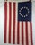 Vintage Bull Dog Bunting Dettra 13-Star Sewn American Flag, Red, White & Blue For Sale - Image 4 of 9