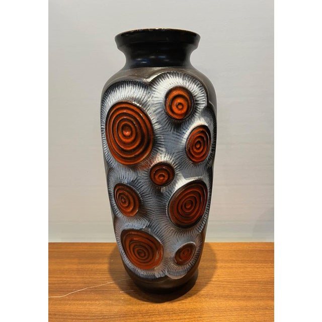 Ceramic Floor Vase from Bay Keramik, 1970s For Sale - Image 9 of 9