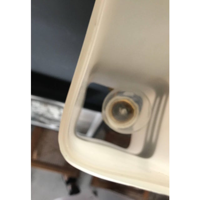 Brass Stilnovo Single Sconce in Opaline Glass and Brass Band, 1950s For Sale - Image 8 of 9