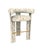 Contemporary Collector Modern Cassette Bar Chair in Hymne Beige Fabric by Alter Ego For Sale - Image 3 of 6