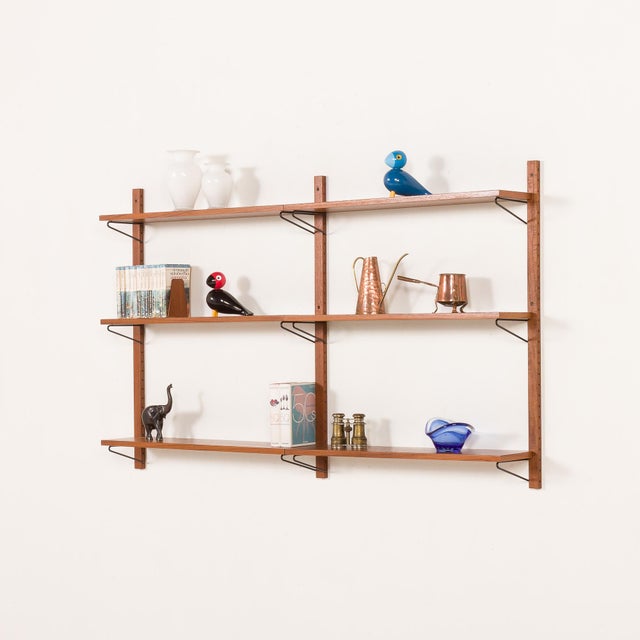 Vintage Scandinavian Modular Shelving Unit, 1970s, Set of 6 For Sale - Image 4 of 10