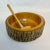1970s Adirondack Arts & Crafts Rustic Live Edge Nut Bowl With Hammer - Set of 2 For Sale - Image 6 of 10